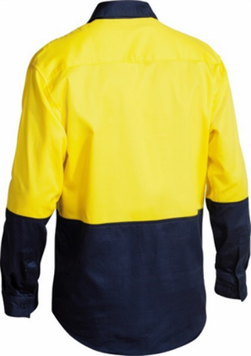 Picture of Bisley Cotton Drill Shirt Closed Front Long Sleeve