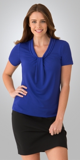 Picture of City Collection Ladies Pippa Knit Top Short Sleeve