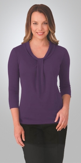 Picture of City Collection Ladies Pippa Knit Top 3/4 Sleeve