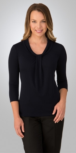 Picture of City Collection Ladies Pippa Knit Top 3/4 Sleeve