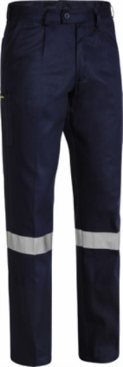 Picture of Bisley Original Cotton Drill Trouser with Reflective Tape