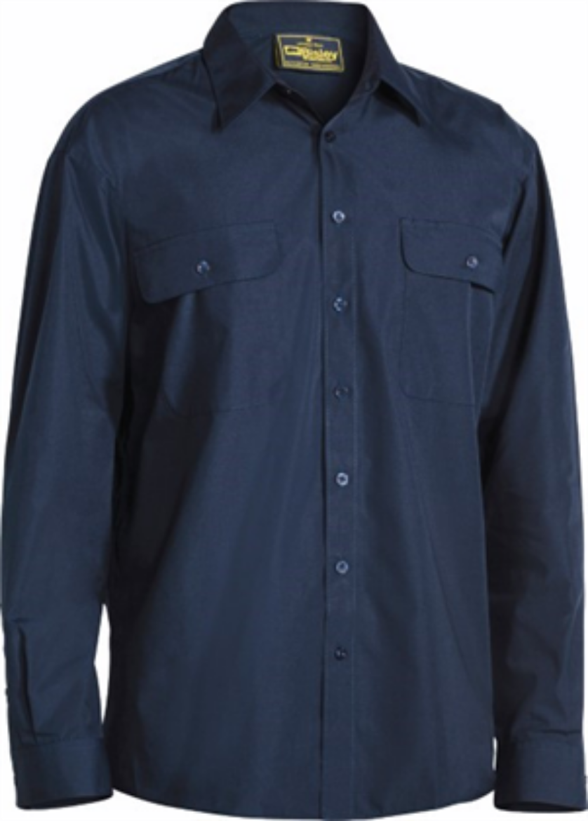 Picture of Bisley Permanent Press Shirt Long Sleeve