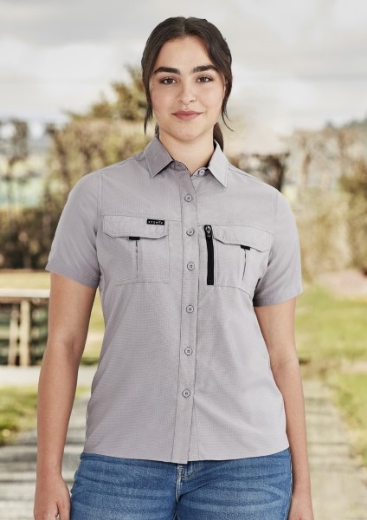 Picture of Syzmik Ladies Outdoor Shirt Polyester Ripstop Short Sleeve