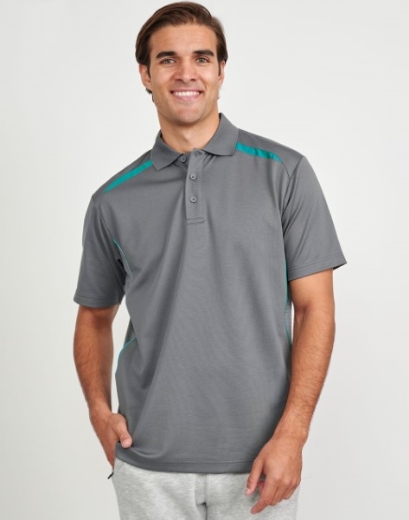 Picture of Winning Spirit Mens Sustainable Poly/Cotton Contrast Short Sleeve Polo Shirt