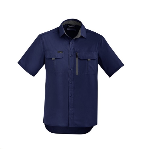 Picture of Syzmik Mens Outdoor Shirt Polyester Ripstop Short Sleeve