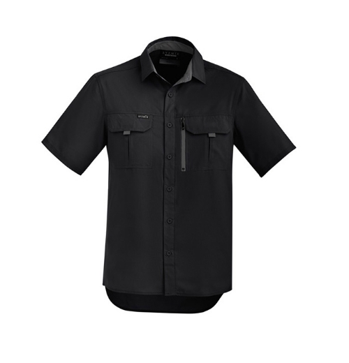 Picture of Syzmik Mens Outdoor Shirt Polyester Ripstop Short Sleeve