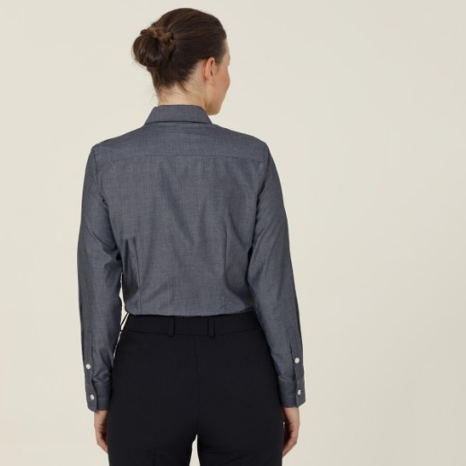 Picture of NNT Ladies Chambray Long Sleeve Shirt
