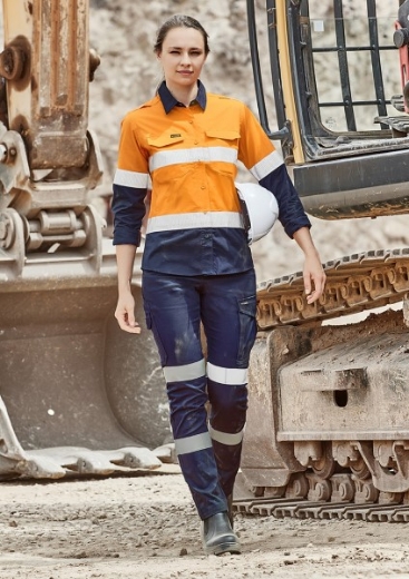 Picture of Syzmik Ladies Essential Basic Stretch Taped Cargo Pants