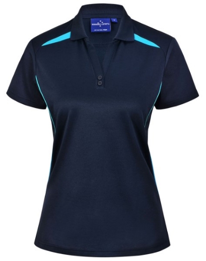 Picture of Winning Spirit Ladies Sustainable Poly/Cotton Contrast Short Sleeve Polo Shirt