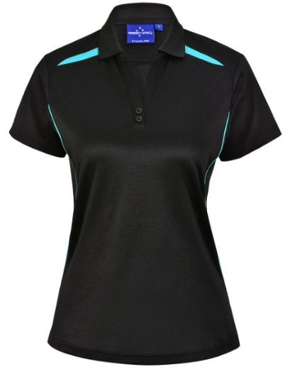 Picture of Winning Spirit Ladies Sustainable Poly/Cotton Contrast Short Sleeve Polo Shirt