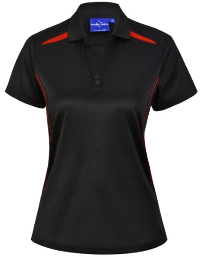 Picture of Winning Spirit Ladies Sustainable Poly/Cotton Contrast Short Sleeve Polo Shirt