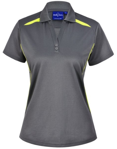 Picture of Winning Spirit Ladies Sustainable Poly/Cotton Contrast Short Sleeve Polo Shirt