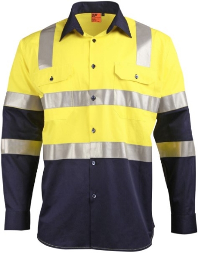 Picture of Winning Spirit Biomotion Day/Night Light Weight Safety Shirt with X Back Tape Configuration