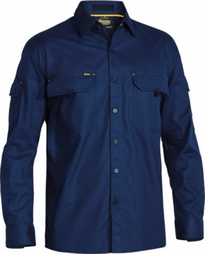 Picture of Bisley Mens X Airflow Long Sleeve Work Shirt 100% Cotton Ripstop
