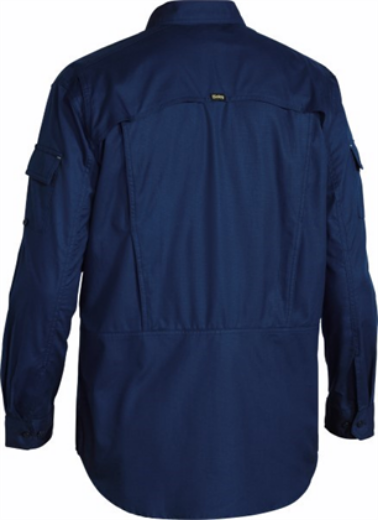 Picture of Bisley Mens X Airflow Long Sleeve Work Shirt 100% Cotton Ripstop