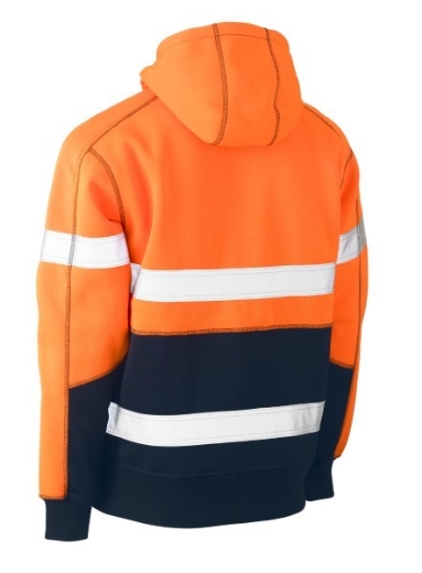 Picture of Bisley Fleece Pullover Hoodie with Reflective Tape