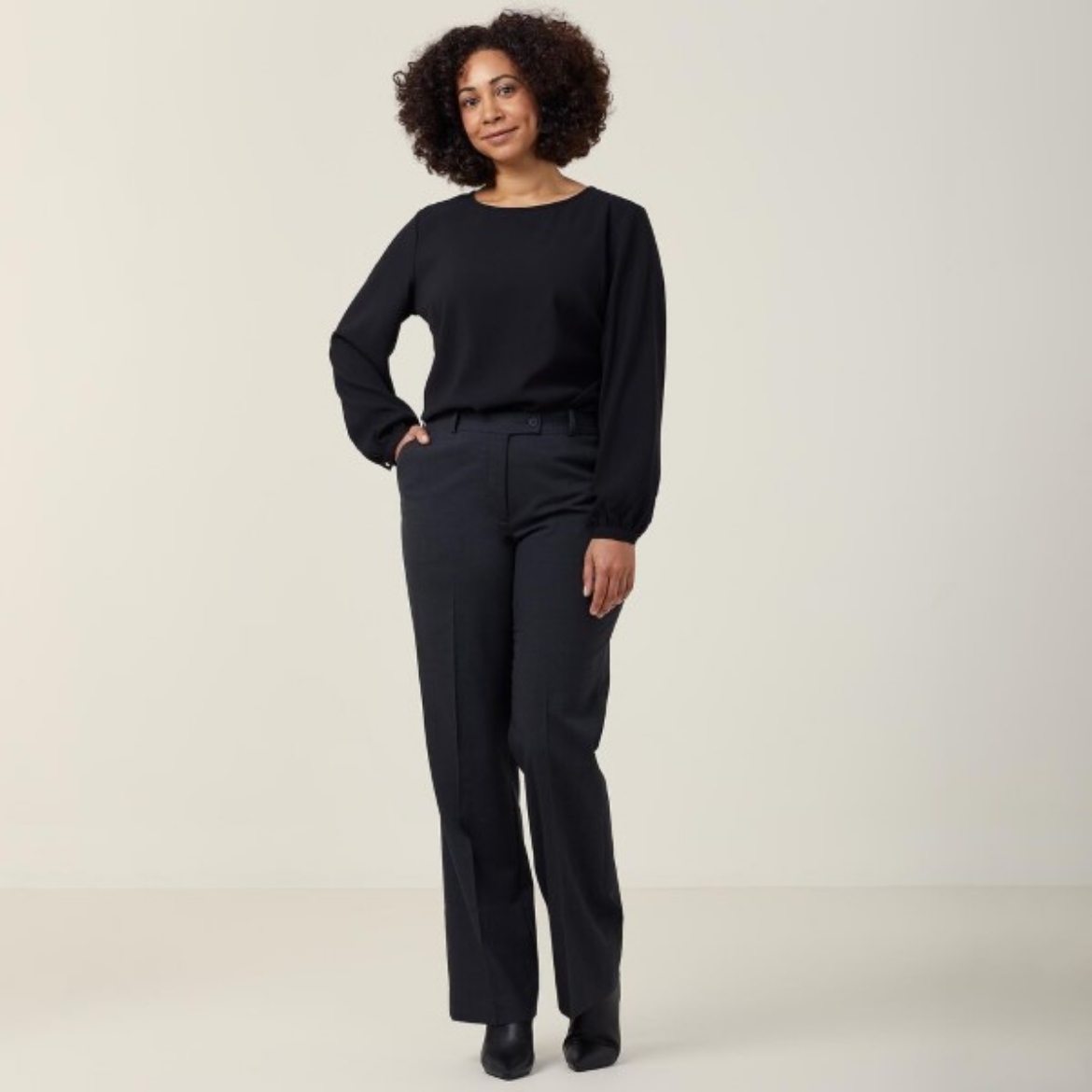 Picture of NNT Ladies Stretch Wool Blend Secret Waist Pant