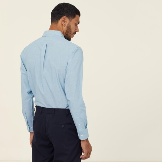 Picture of NNT Mens Poly Cotton End on End Long Sleeve Shirt