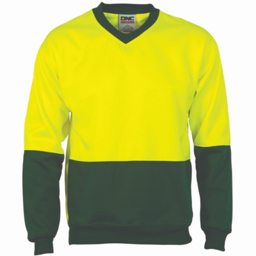 Picture of DNC Sloppy Joe V Neck Polyester Cotton 2 Tone