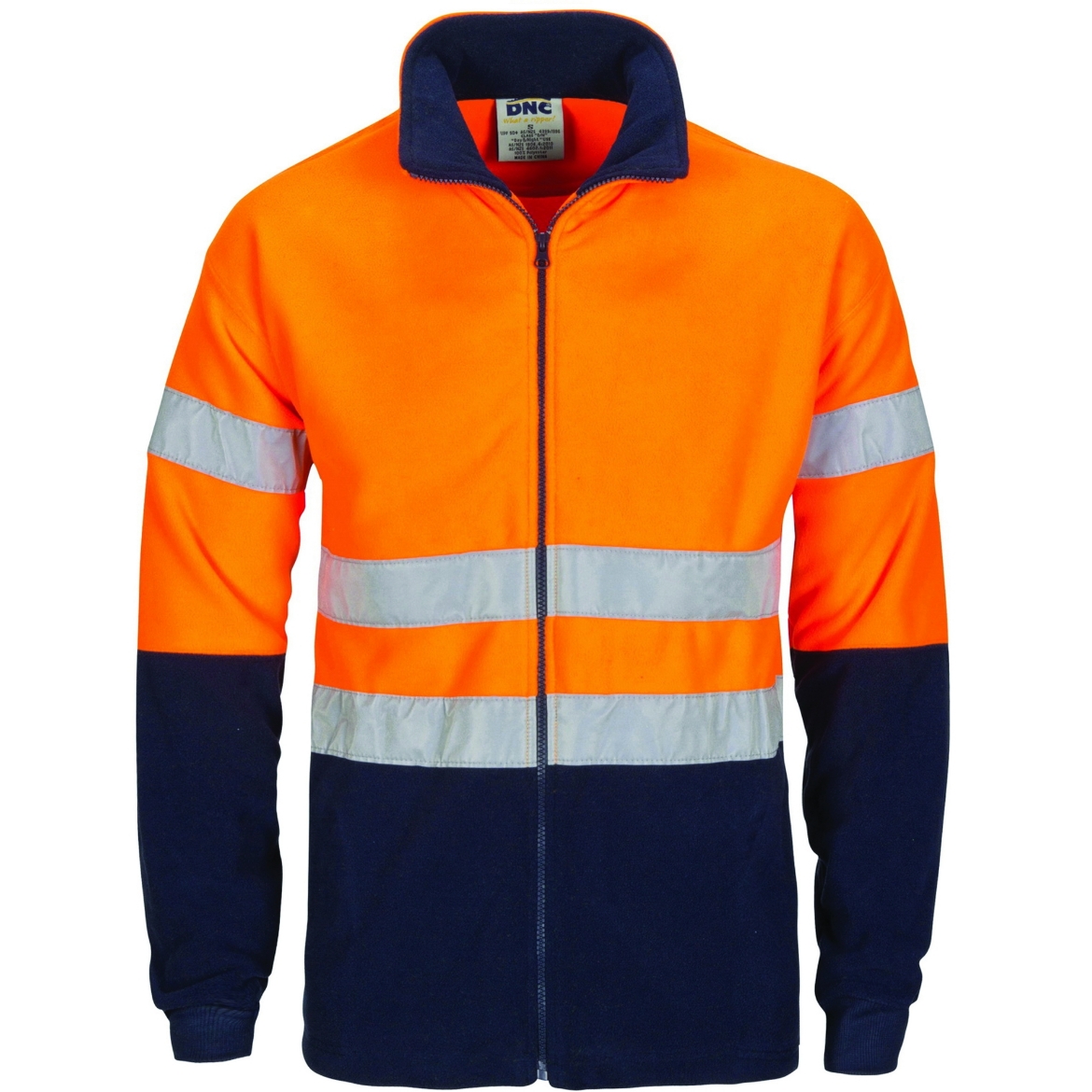 Picture of DNC Polar Fleece Full Zip Jacket with 2 Hoop Reflective Tape
