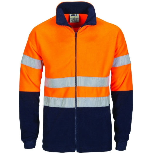 Picture of DNC Polar Fleece Full Zip Jacket with 2 Hoop Reflective Tape