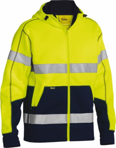 Picture of Bisley Fleece Hoodie Zip Front with Reflective Tape