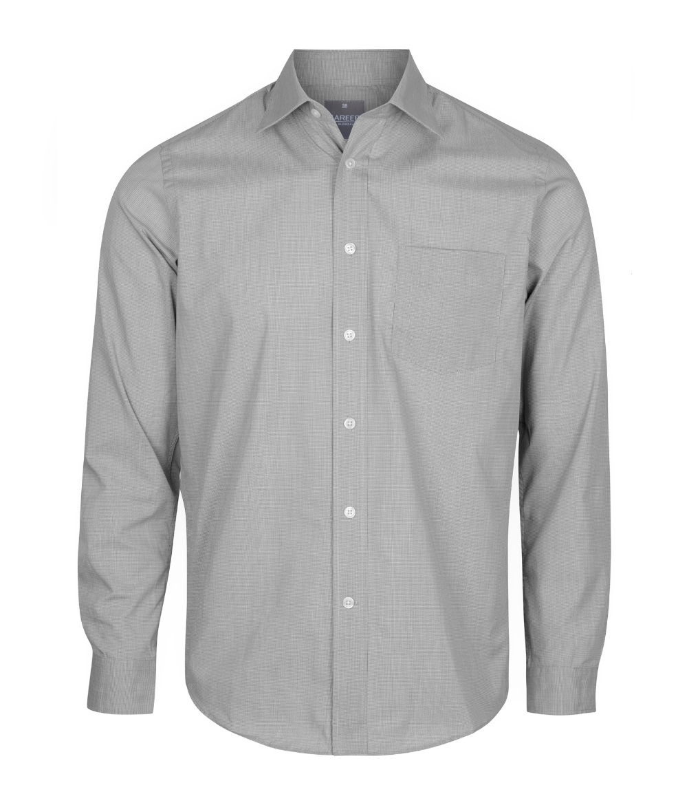Picture of Gloweave Mens Windsor Puppy Tooth Check Long Sleeve Shirt
