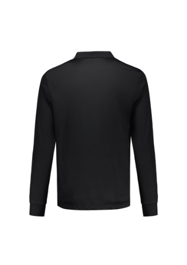 Picture of Biz Collection Mens Action Long Sleeve Polo 100% Certified recycled PET polyester