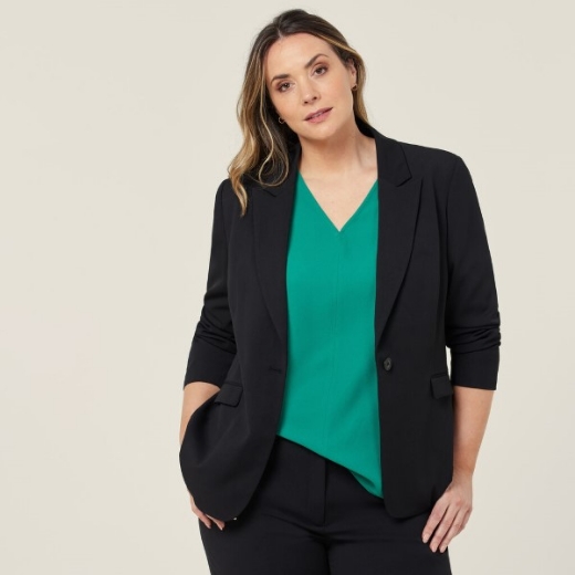 Picture of NNT Ladies Crepe Stretch Longline Jacket