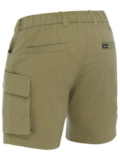 Picture of Bisley Stretch Cotton Elastic Waist Cargo Short