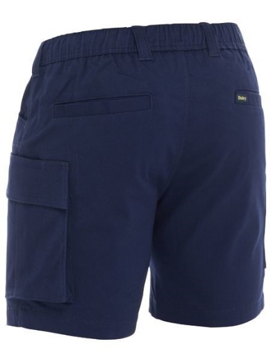 Picture of Bisley Stretch Cotton Elastic Waist Cargo Short