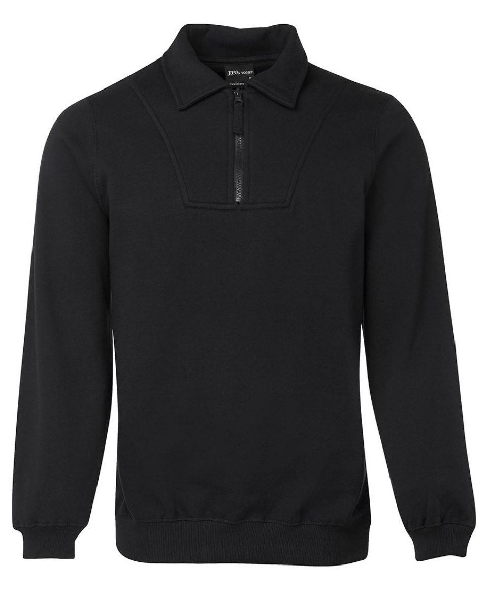Picture of JB's Adults Fleece 1/2 Zip Sweat Cotton/Polyester