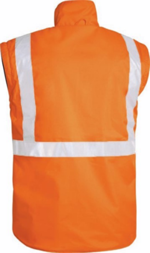 Picture of Bisley 5 in 1 Rain Jacket with H Pattern Reflective Tape