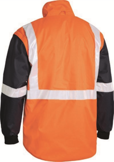 Picture of Bisley 5 in 1 Rain Jacket with H Pattern Reflective Tape