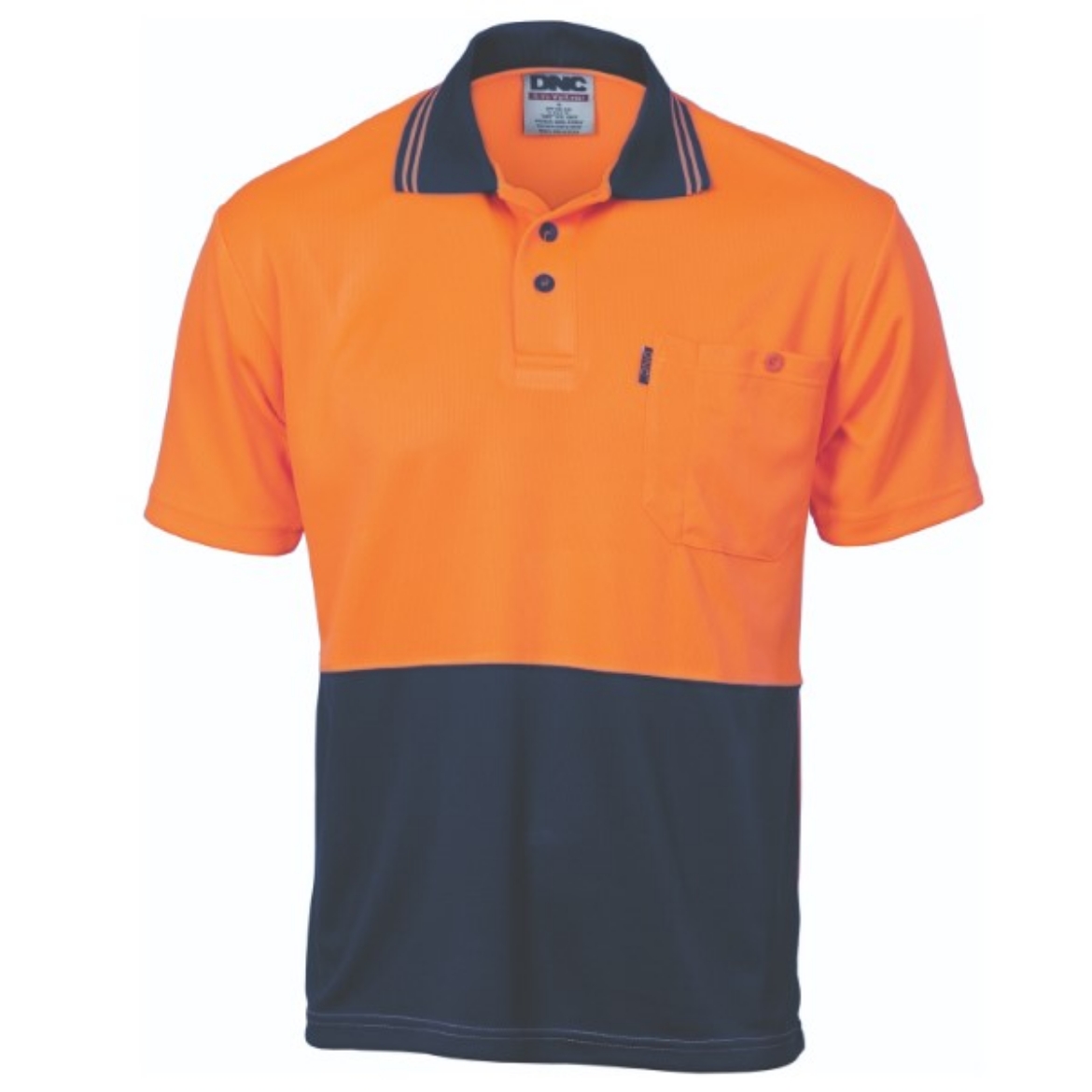Picture of DNC Polo Shirt Short Sleeve Cool Breathe 100% Polyester Micromesh