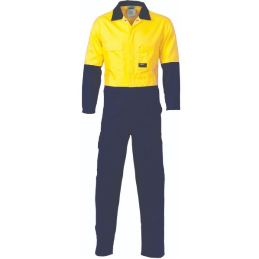 Picture of DNC Cotton Drill Coveralls 2 Tone