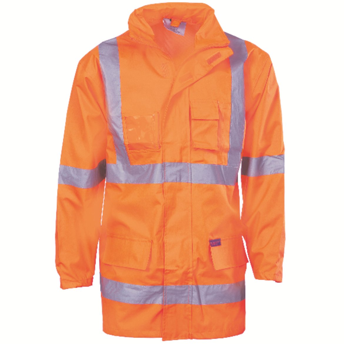 Picture of DNC Hi Vis 2 in 1 Rain Jacket X reflective Tape on Back