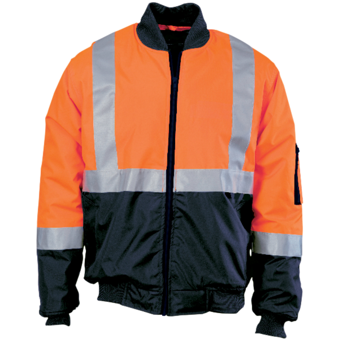 Picture of DNC Flying Jacket Polyester/PU Waterproof H Pattern Reflective CSR Tape 2 Tone