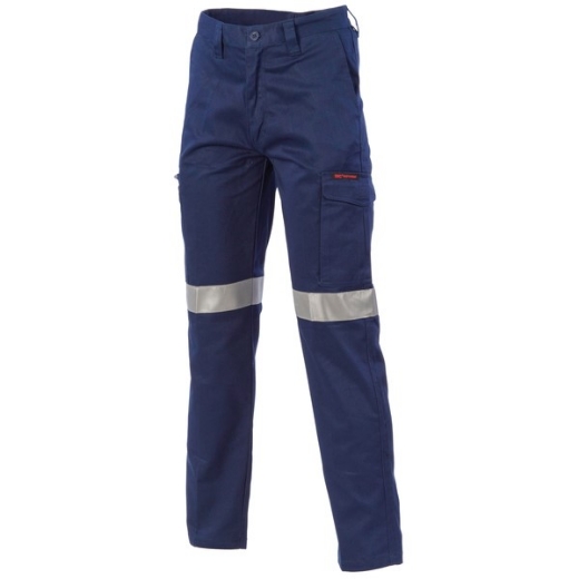 Picture of DNC Mid weight Digga Cool-Breeze Cotton Drill Cargo Pants with Reflective Tape