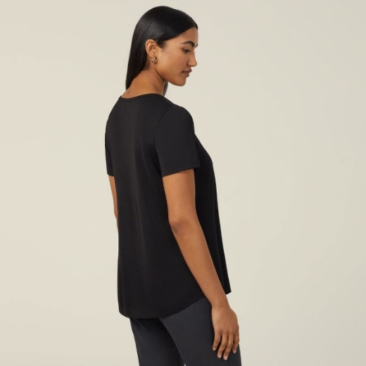 Picture of NNT Ladies Matt Jersey Short Sleeve Swing Top