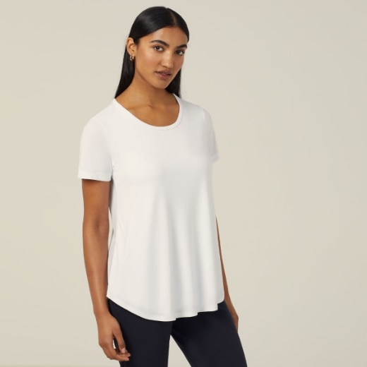 Picture of NNT Ladies Matt Jersey Short Sleeve Swing Top