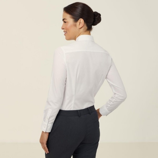 Picture of NNT Ladies Poplin Long Sleeve Shirt