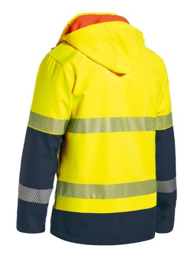 Picture of Bisley Ripstop Soft Shell Jacket with Segmented Reflective Tape