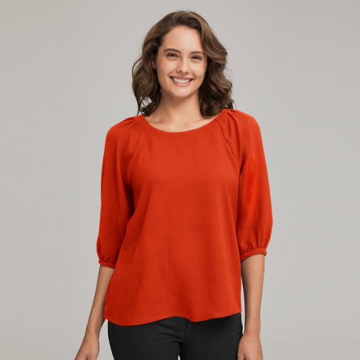 Picture of City Collection Ladies Marillyn 1/2 Sleeve Blouse