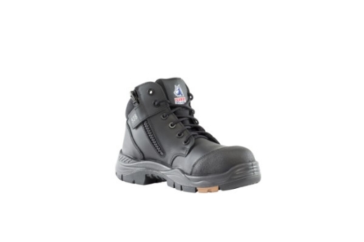 Picture of Steel Blue Parkes Zip Side Lace up Composite Boot