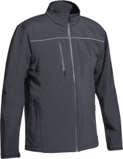Picture of Bisley Fleece Soft shell Brushed Fleece Lined Jacket with Reflective Piping