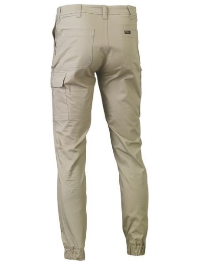 Picture of Bisley Stretch Cotton Drill Cargo Cuffed Pants