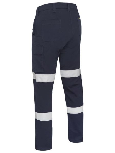 Picture of Bisley Ladies Stretch Cotton Cargo Pant with Reflective Tape