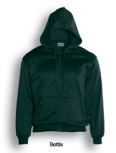 Picture of Bocini Adults Zip Front Fleece Hoodie