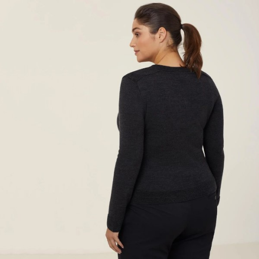 Picture of NNT Ladies Pure Wool Zip Front Cardigan